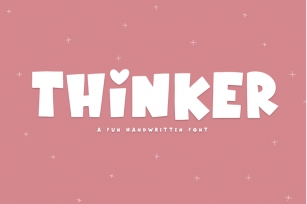 Thinker - A Fun Handwritten Font Font Download