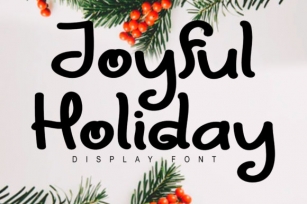 Joyful Holiday Font Download
