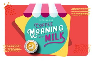 Coffee Morning with Milk Font Download