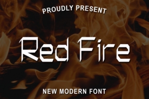 Red Fire Font Download