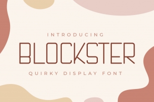 Blockster Font Download