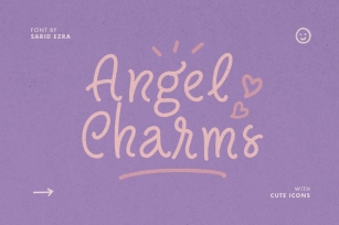 Angel Charms - Cute Font Font Download