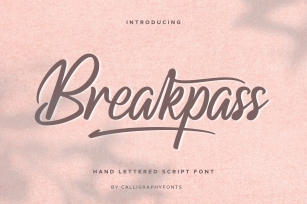 Breakpass Font Download