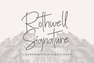 Rothwell Signature Font Download