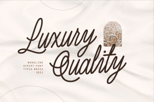 Luxury Quality Script Font Download