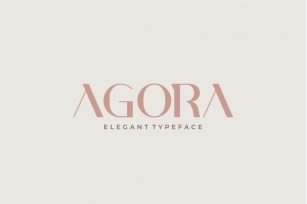 AGORA - Elegant Typeface Font Download