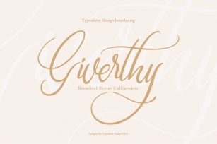 Giverthy Font Download