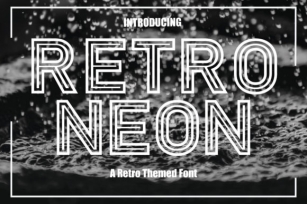 Retro Neon Font Download