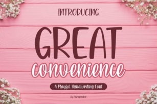Great Convenience Font Download