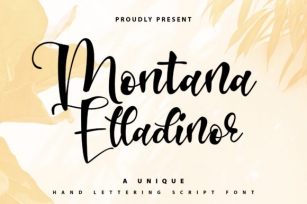 Montana Elladinor Font Download