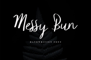 Messy Bun Font Download