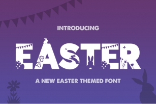 Easter Silhouette Font Font Download