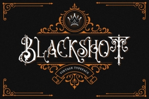 Blackshot - Blackletter Font Font Download