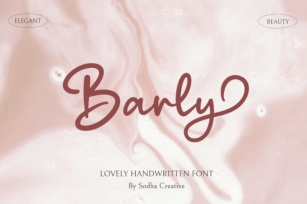 Barly - Cute Script Font Download