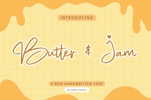 Butter & Jam Font Download