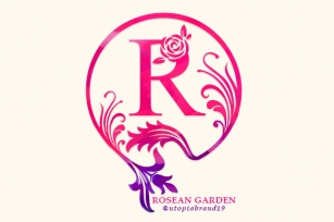 Rosean Garden Monogram Font Download