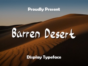 Barren Desert Font Download