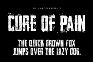 CURE OF PAIN Font Download
