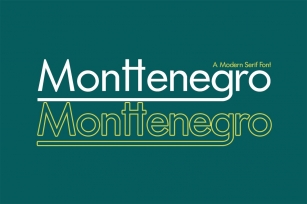 Monttenegro Font Download