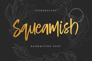 Squeamish Brush Font Download