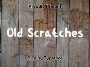 Old Scratches Font Download