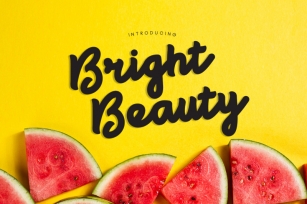 Bright Beauty - Black Font Download