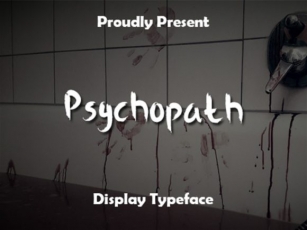 Psychopath Font Download