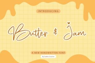 Butter  Jam Font Download