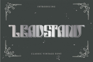 Leadstand Font Download