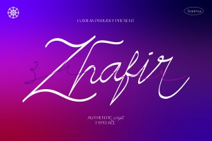 Zhafir Script Font Download
