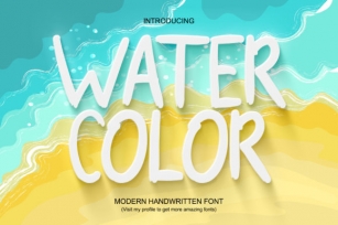 Water Color Font Download