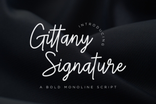Gittany Signature Font Download