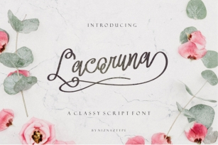 LACORUNA Script Font Font Download
