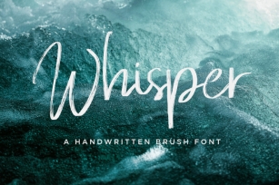 Whisper Brushes Script Font Download