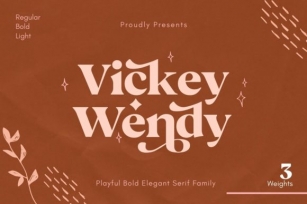 Vickey Wendy Font Download