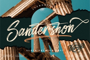 Sandershon Font Download