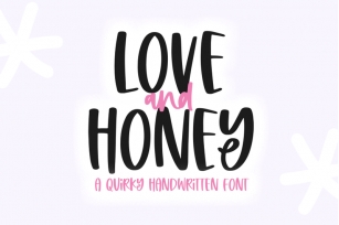 Love and Honey - A Fun Handwritten Font Font Download