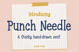 The Punch Needle Font Download