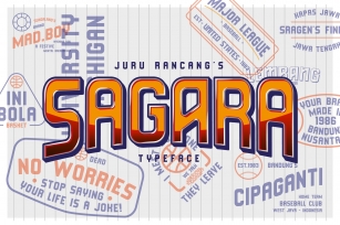 Sagara Typeface Font Download