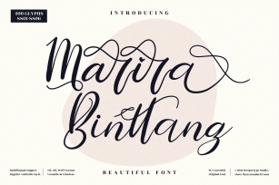 Marira Binttang Font Download