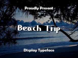 Beach Trip Font Download