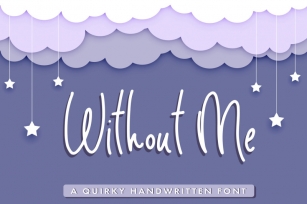 Without Me Handwritten Pencil Font Font Download