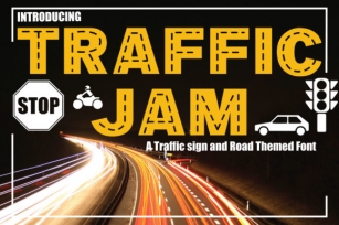 Traffic Jam Font Download