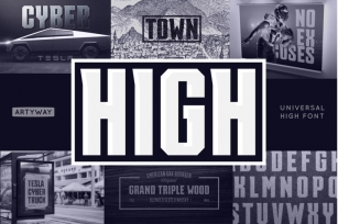 Universal High Font Font Download