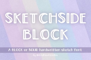 Sketchside Block Font Download