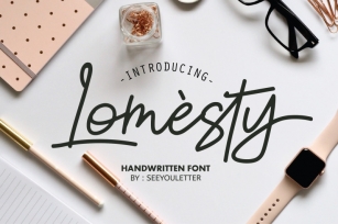 Lomesty Font Font Download