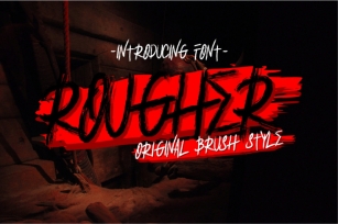 Rougher Brush Font Font Download