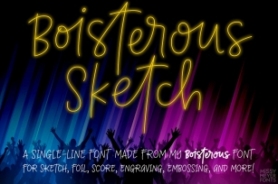 Boisterous Sketch Font Download