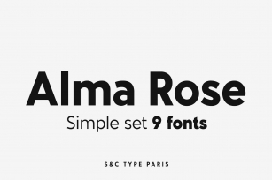 Alma Rose Collection (9 fonts) Font Download