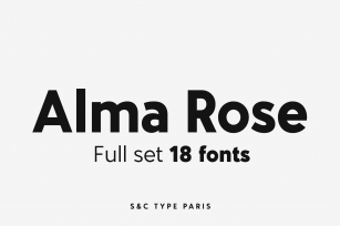 Alma Rose Collection (18 fonts) Font Download